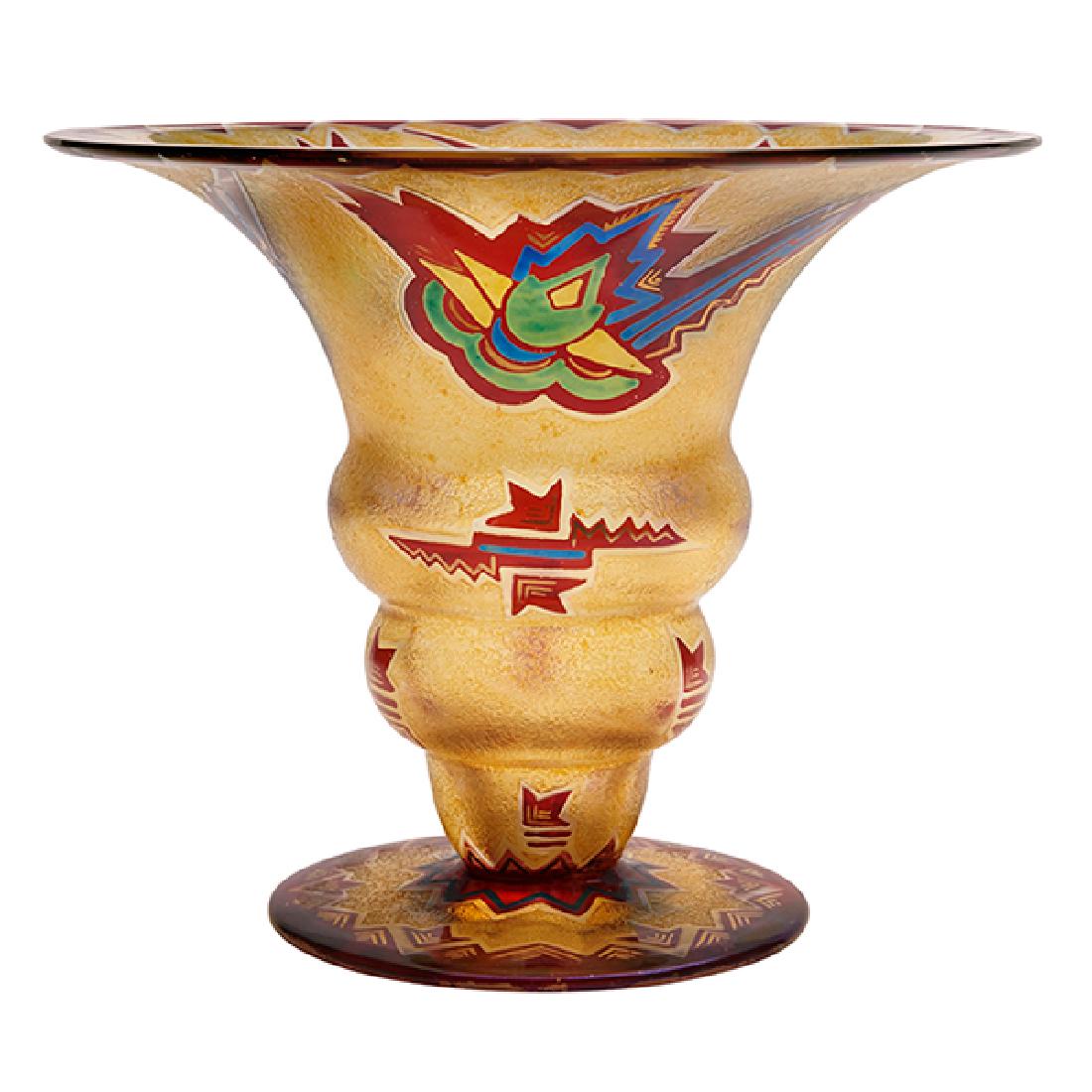 Loetz Weiner Werkstatte compote 6.5"w x 5"h (1 of 1)