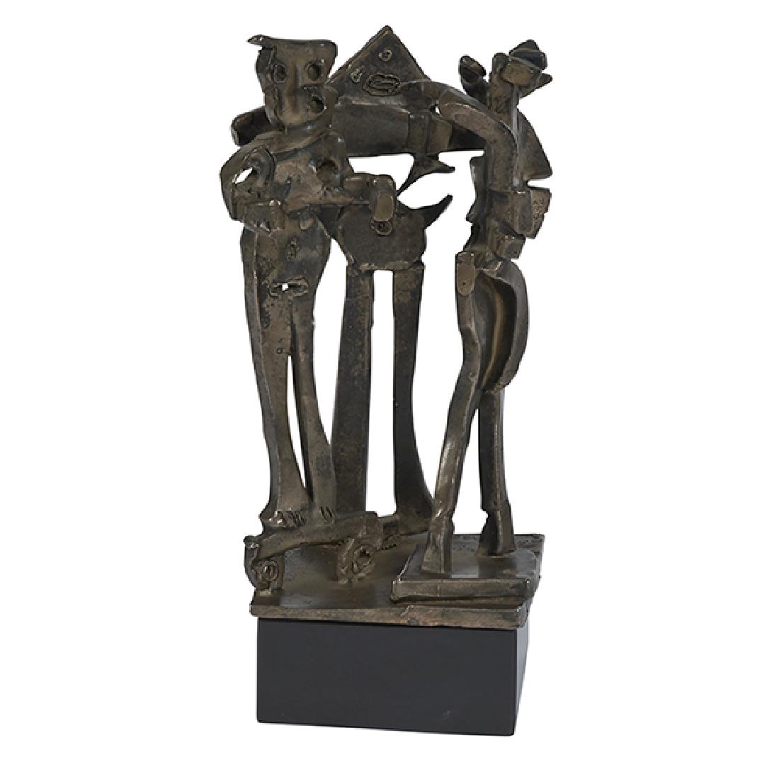 Abbott Pattison, (American, 1916-1999), Three Abstract: Abbott Pattison, (American, 1916-1999), Three Abstract Figures, bronze, signed, 8"h x 4"w x 3.75"d