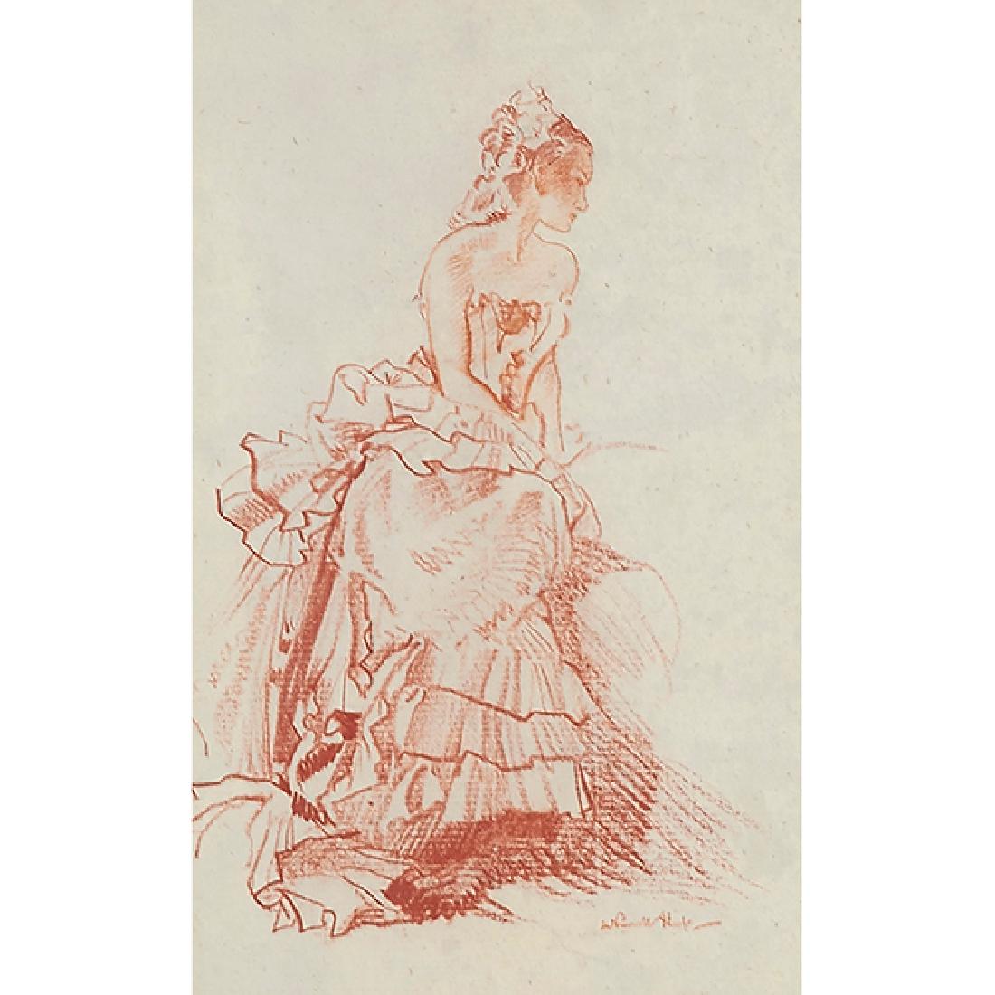 William Russell Flint, (Scottish, 1880-1969), Heather (1 of 2)