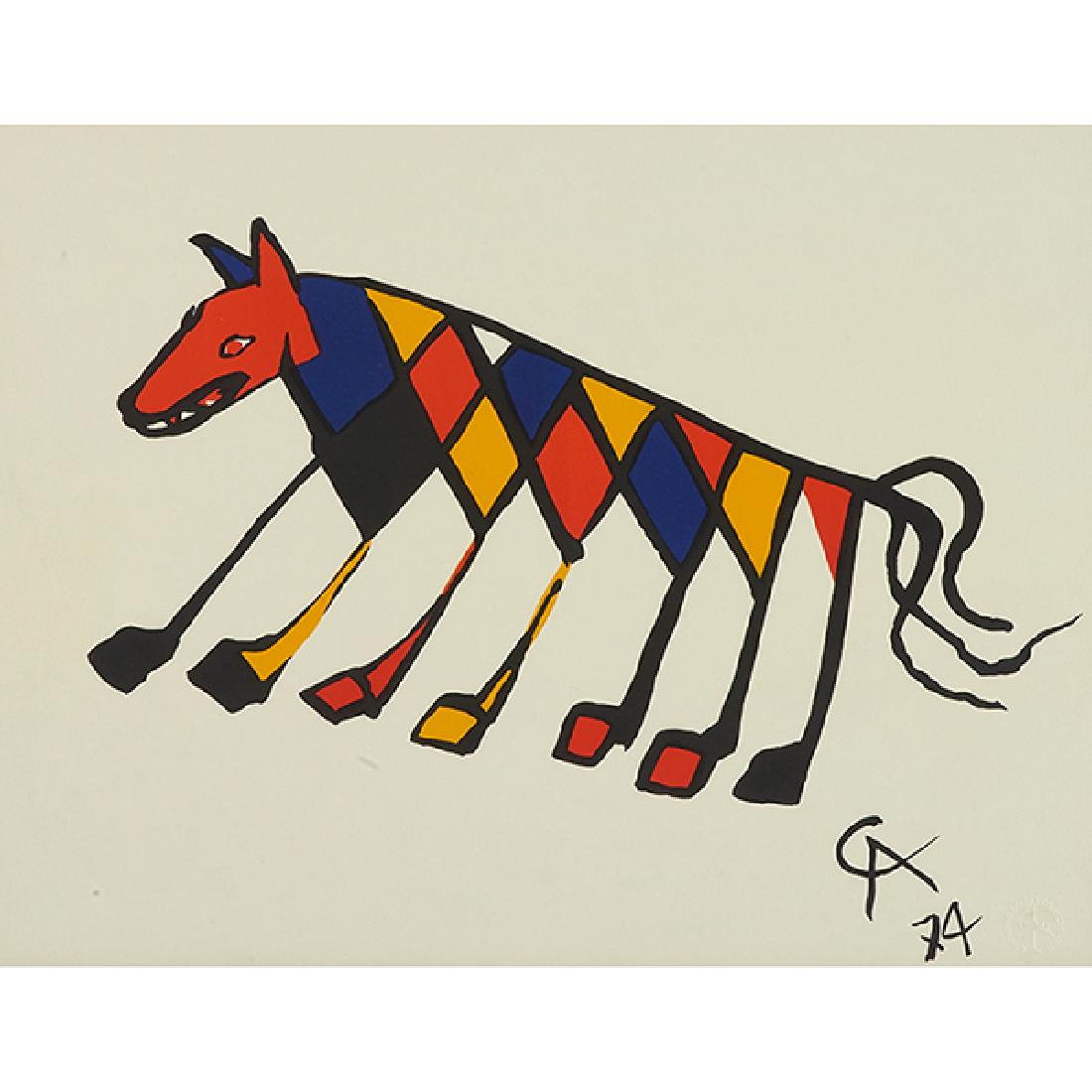 After Alexander Calder, (American, 1898-1976), Beastie, (1 of 2)