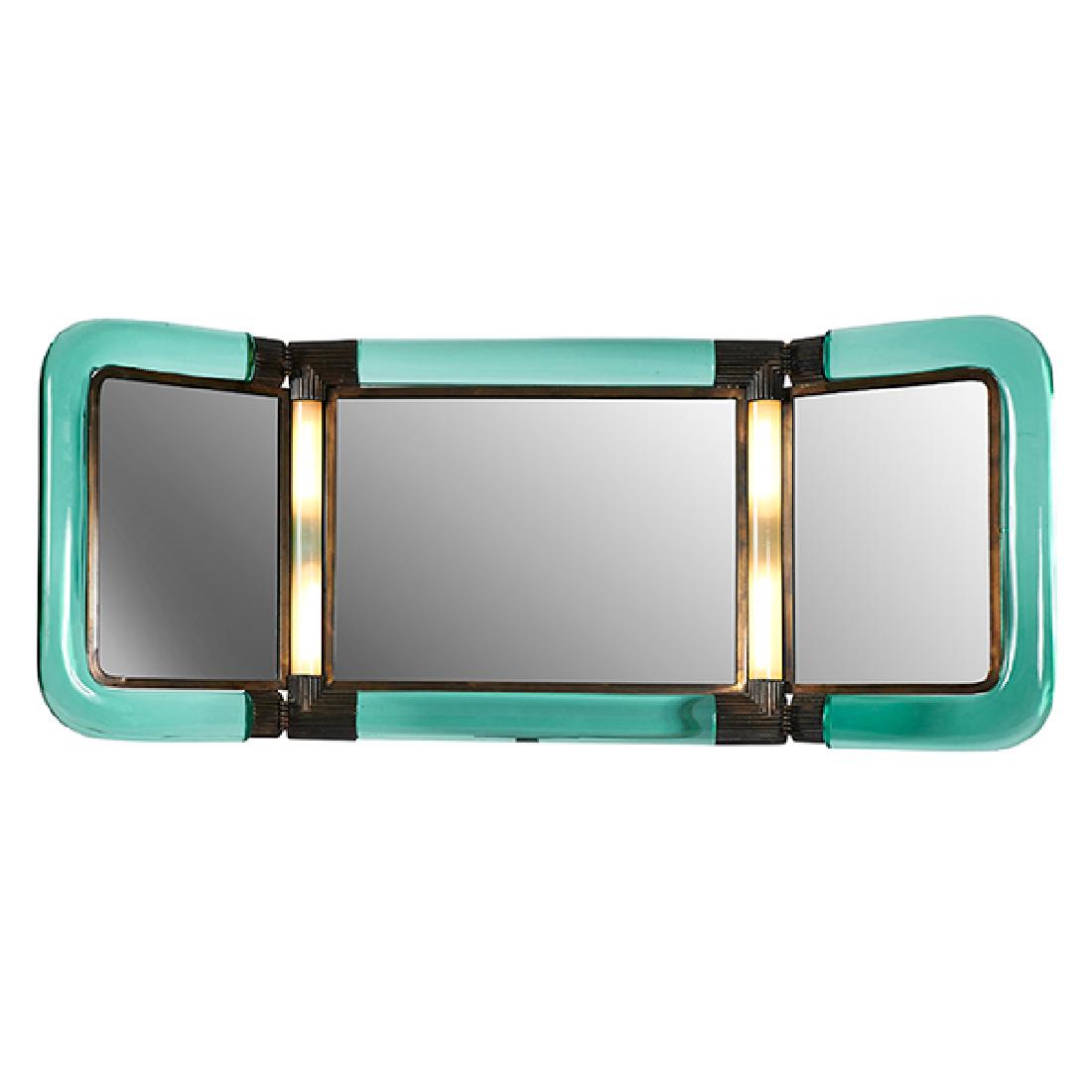 Venini, attribution large illuminated vanity mirror (1 of 1)