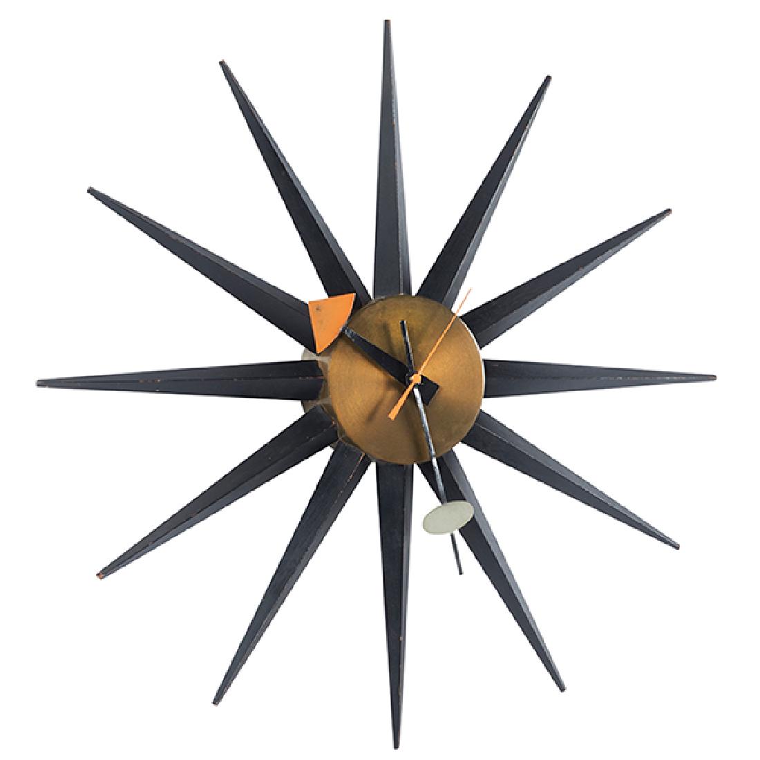 George Nelson & Associates Spike clock, model 2202 (1 of 1)