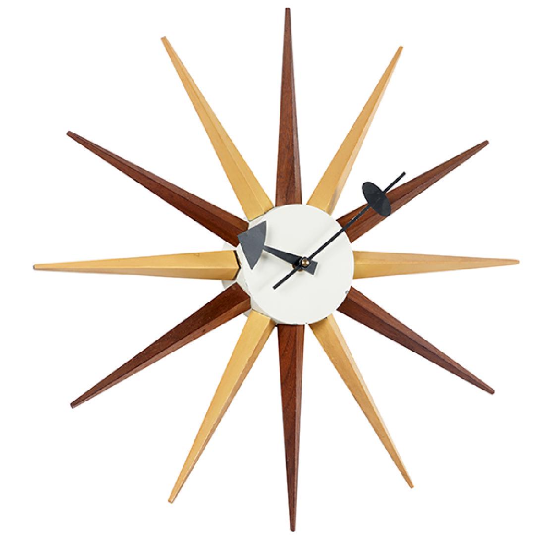 George Nelson & Associates Spike clock, model 2202 (1 of 1)