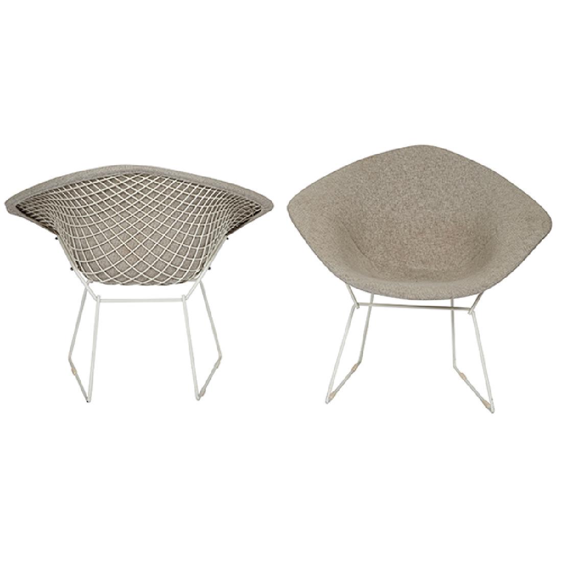 Harry Bertoia (1915-1970) for Knoll Diamond chairs pair (1 of 1)