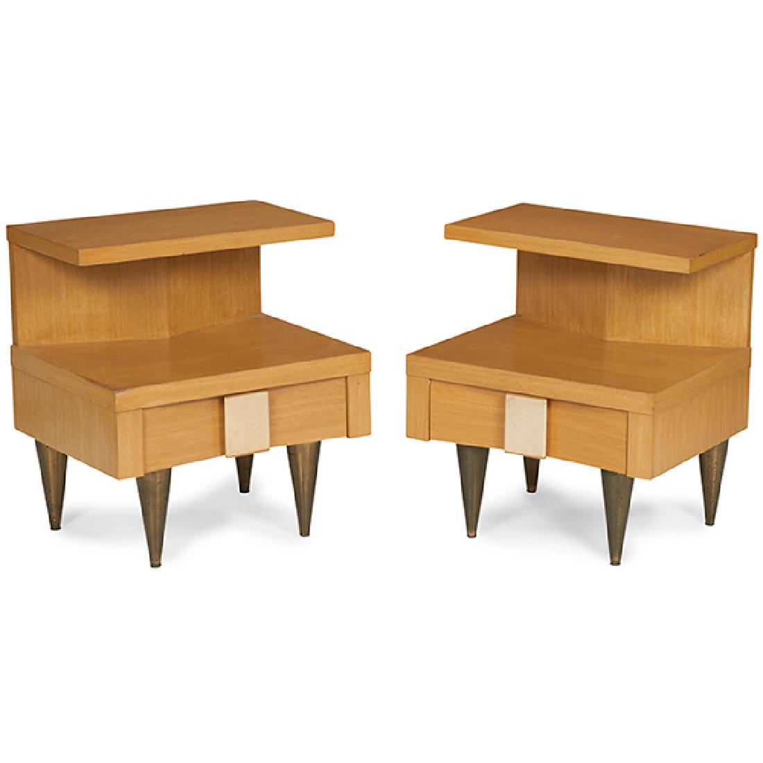 Mid-century Modern nightstands, pair 21"w 17.5"d x 24"h (1 of 1)