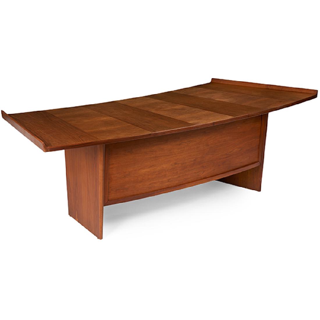 Harvey Probber Executive desk, walnut (1 of 2)
