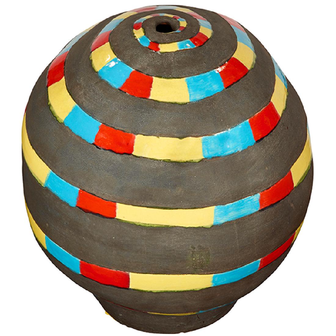 Artist Unknown (20th/21st century) large vessel 15"dia (1 of 1)