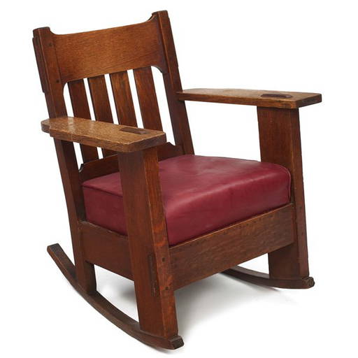 Charles Stickley Rocker, Heavy Construction