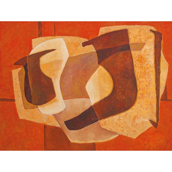 Mario De Ferrante, Untitled,c. 1960,oil: Mario De Ferrante (Italian/American, 1898-1992), Untitled, c. 1960; oil/canvas, 30 x 40, signed