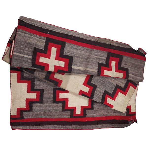 Navajo rug, c. 1920, geometric pattern