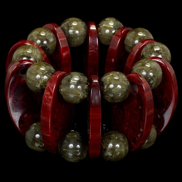 Bakelite "Schultz bracelet, stretchy