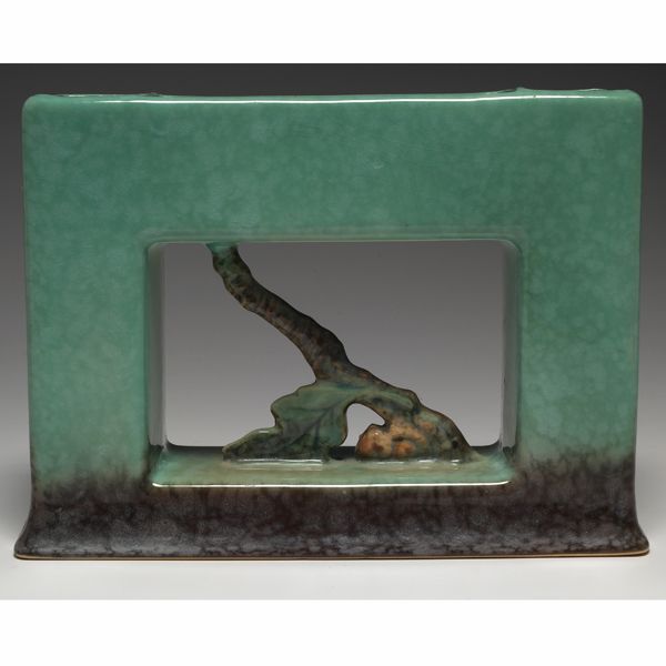 Roseville Artwood planter