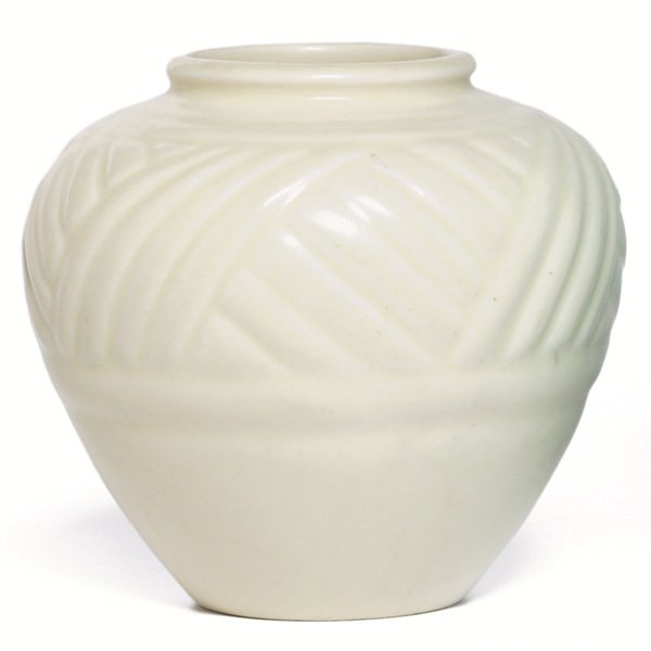 Rookwood vase, ivory matt glaze
