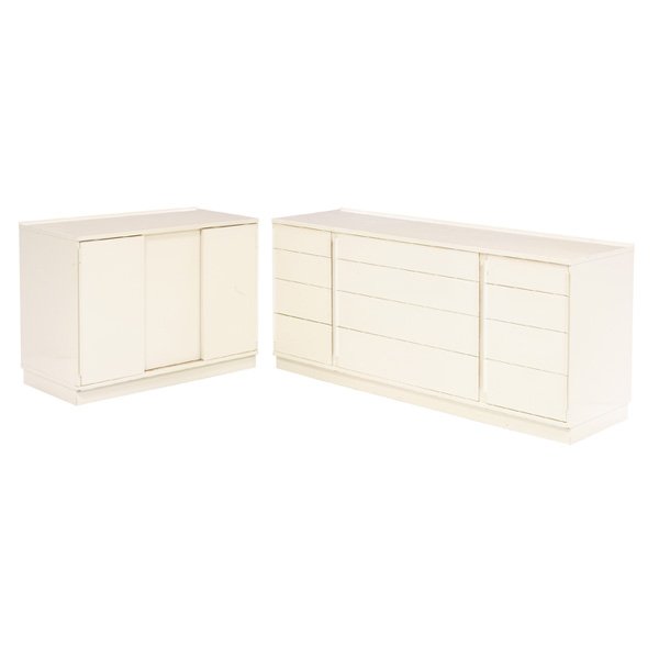Edward Wormley cabinets, two