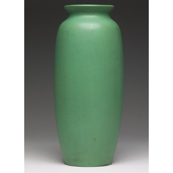 Teco vase, large tapered shape
