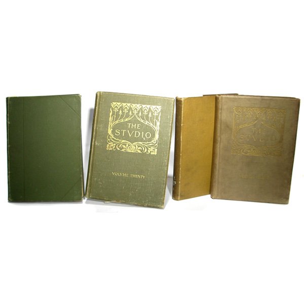 Arts and Crafts books, "The Studio," 23 volumes 