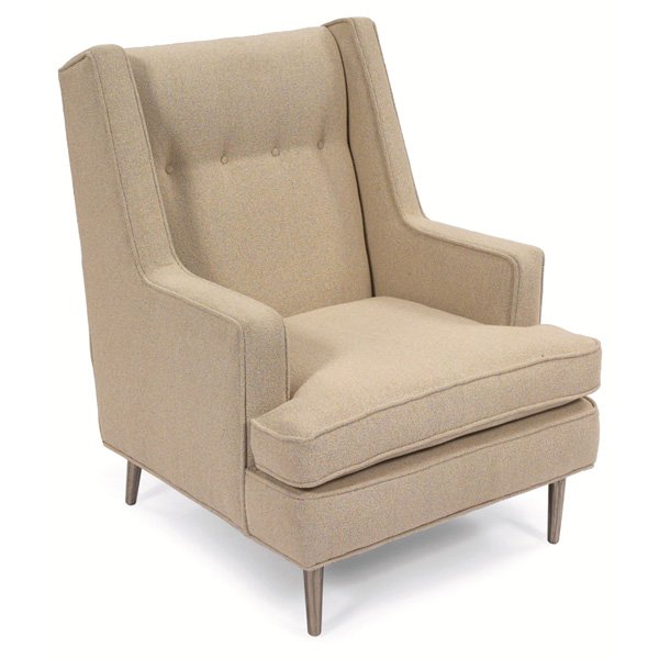 Edward Wormley armchair, "Tallman" by Dunbar