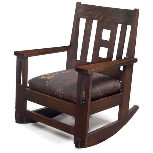 Limbert Rocker, #676, Wide Vertical