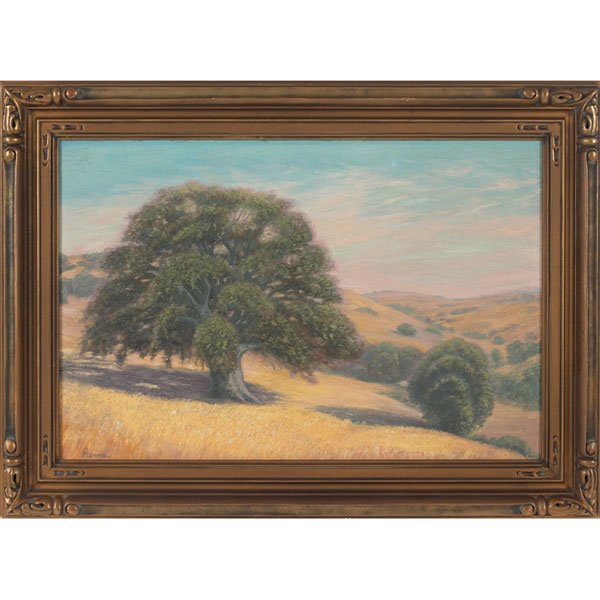 Charles Francis Adams, landscape, oil