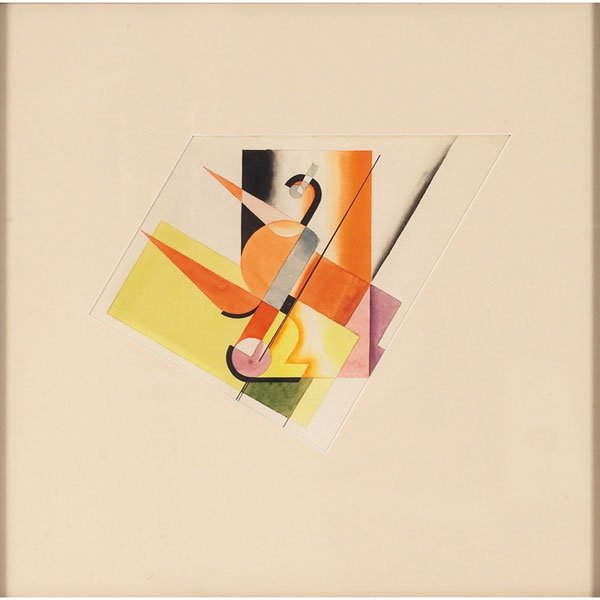 Arthur Jackson, The Athlete, watercolor