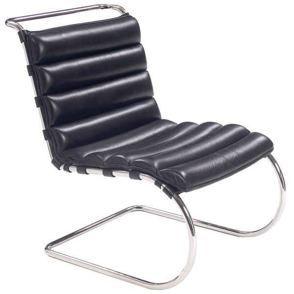 Mies van der Rohe MR armless lounge chair Knoll