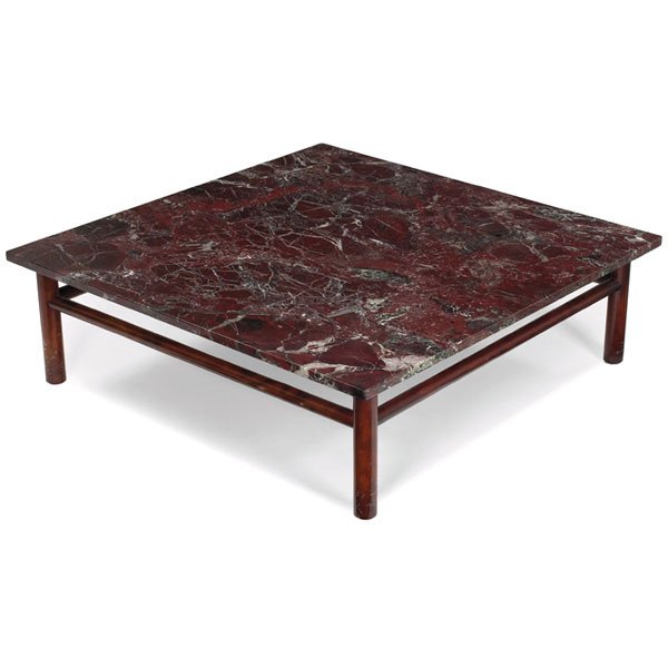 Robsjohn-Gibbings coffee table Widdicomb marble