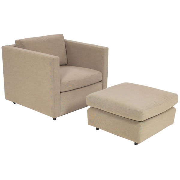 Charles Pfister Petite lounge chair & ottoman Kno