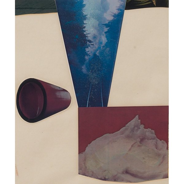 Robert Rauschenberg "Untitled," c. 1970, silkscree: Robert Rauschenberg (American, 1925-2008) "Untitled," c. 1970, silkscreen, 18" x 15", pencil signed and numbered, edition of 82, framed