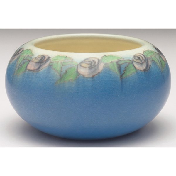 Rookwood bowl, Vellum glaze Patti Conant