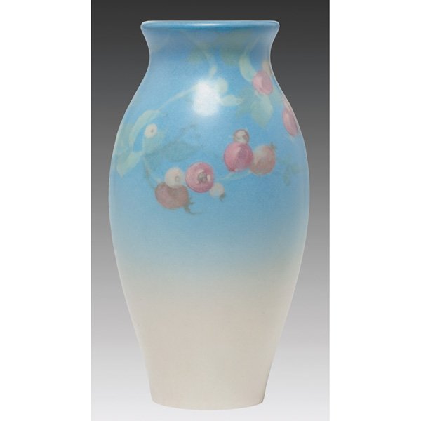 Rookwood Vase, Vellum Glaze By Fred Rothenbusch