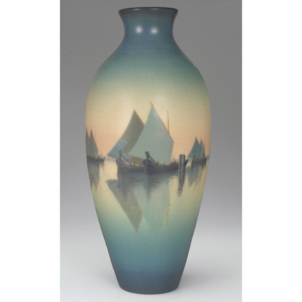 Rookwood vase, Vellum glaze Carl Schmidt
