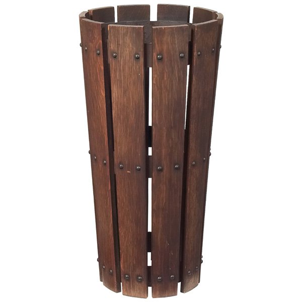 107 Gustav Stickley umbrella stand, 100
