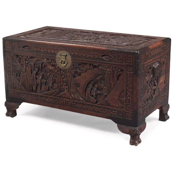293 Chinese cedar chest Mar 07, 2010 Treadway Toomey Auctions in IL