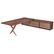 876: George Nakashima desk, walnut, wall-mounted, 1969