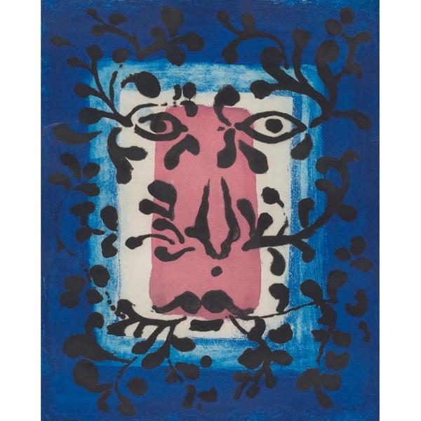 John Piper "Summer," color aquatint: John Piper (British, 1903-1992) "Summer (from series 'The Seasons')," 1981, color aquatint, 15.5" x 13", pencil signed and numbered, edition of 100, framed