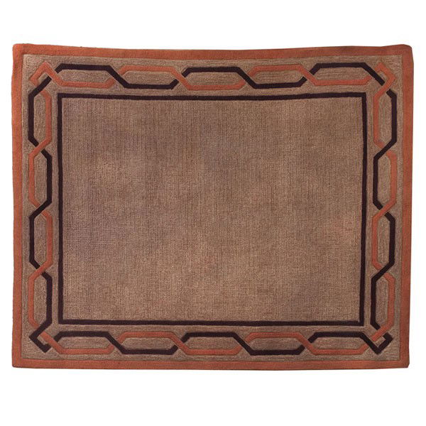 Edward Fields rug, USA, wool edges stamped "Edwar: Edward Fields rug, USA, wool edges stamped "Edward Fields 100% Virgin Wool face", 79" x 96", very good original condition