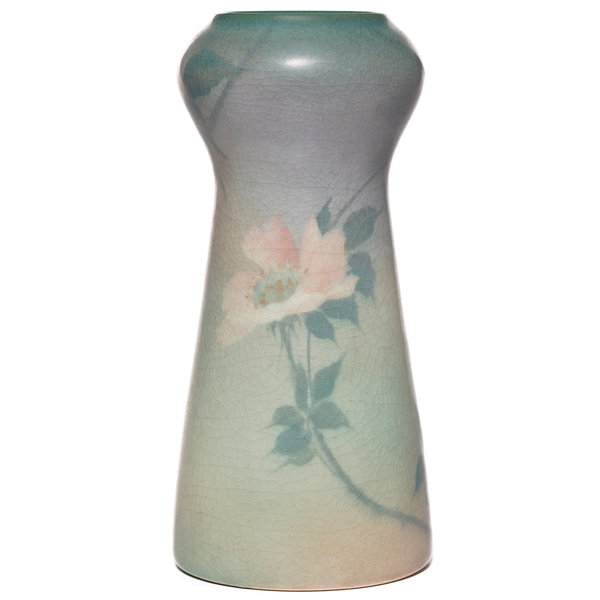 Rookwood vase, Vellum glaze, Ed Diers
