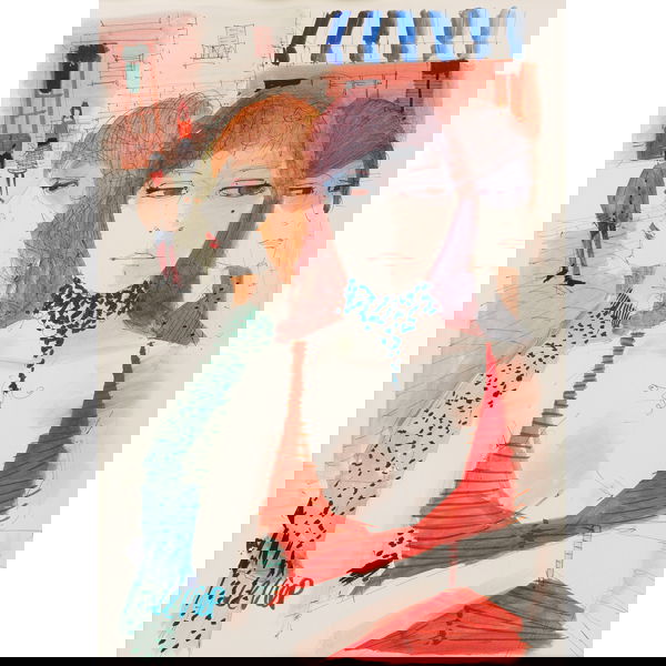 Charles Levier, Three Women in Paris, watercolor: Charles Levier (French, 20th century), "Three Women in Paris", c. 1960; watercolor/paper, 23" x 16", signed