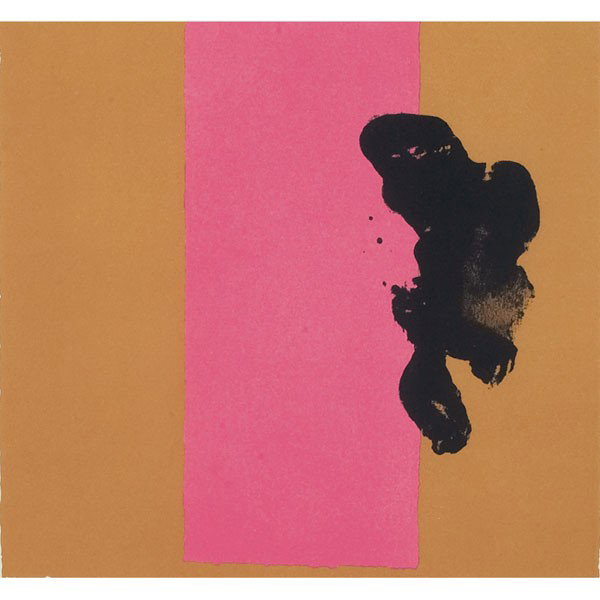 Robert Burns Motherwell: Robert Burns Motherwell (American, 1915-1991) "Berggruen Series, IV," 1980, lithograph, 9.5" x 10.25", pencil signed lower right, edition of 100, framed
