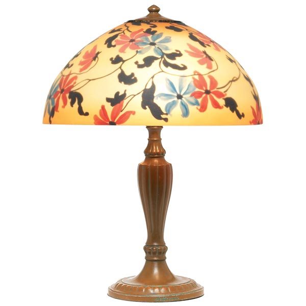 Jefferson lamp, bronzed metal base