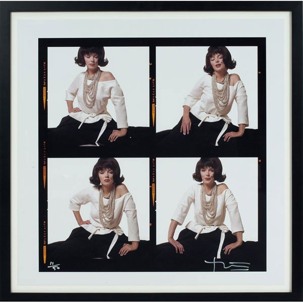 Bert Stern Marilyn Monroe in Jackie Wig,: Bert Stern (American, b. 1929) "Marilyn Monroe in Jackie Wig, from the Last Sitting," 1962, printed later, photograph, 30" x 30", signed lower right, edition of 50, framed. These photographs are from