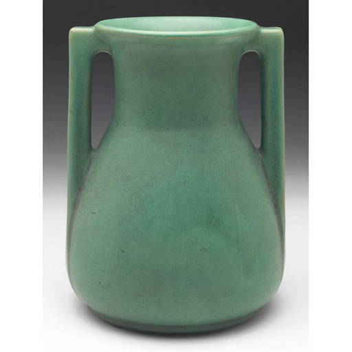 Teco Vase, Two Handles Designed By W. Gates