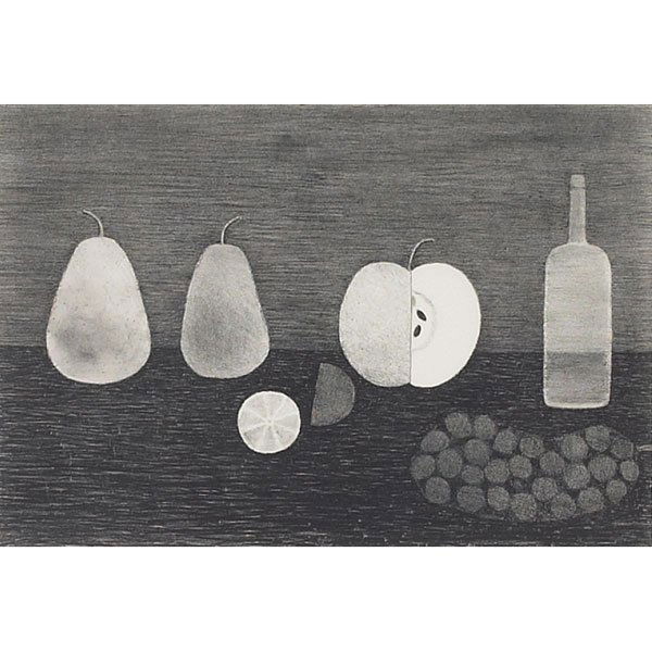 Doris Emrick Lee "Still Life," c. 1960, lithograp: Doris Emrick Lee (American, 1905-1983) "Still Life," c. 1960, lithograph, 9.25" x 13.75", pencil signed lower right, framed