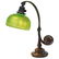 518: Tiffany Studios desk lamp, bronze counterbalance