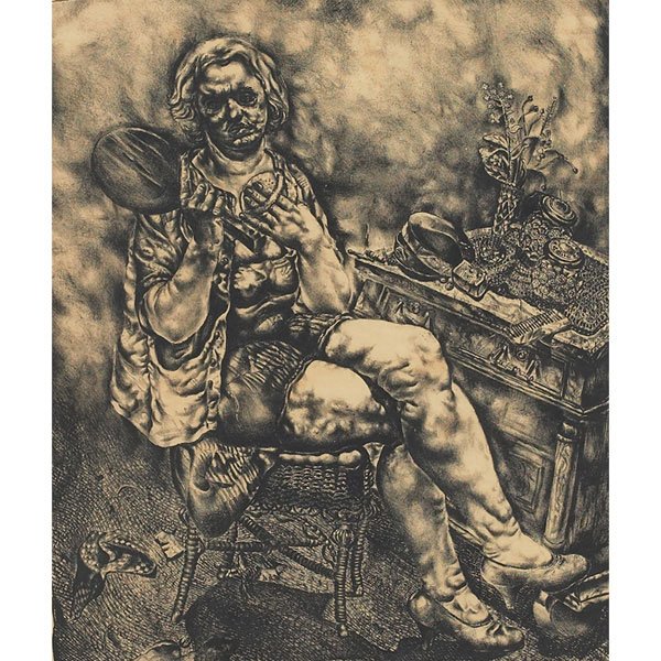 Ivan Albright,"Into the World There Comes a Soul C: Ivan Albright (American, 1897-1983) "Into the World There Comes a Soul Called Ida," 1940, lithograph, 16.25" x 13.75', pencil signed lower right, titled and numbered lower left, edition of 10, framed