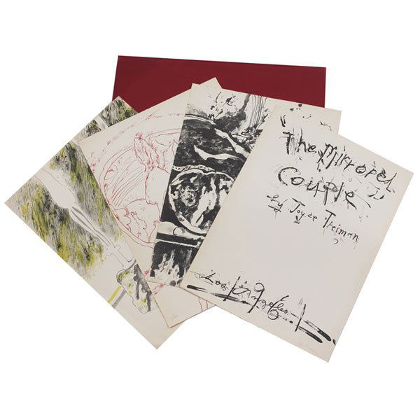 Joyce Wahl Treiman, "The Mirrored Couple," 1961, 1: Joyce Wahl Treiman (American, 1922-1991) "The Mirrored Couple," 1961, portfolio of fourteen lithographs, 20" x 15", each pencil signed and numbered, edition of 20, unframed