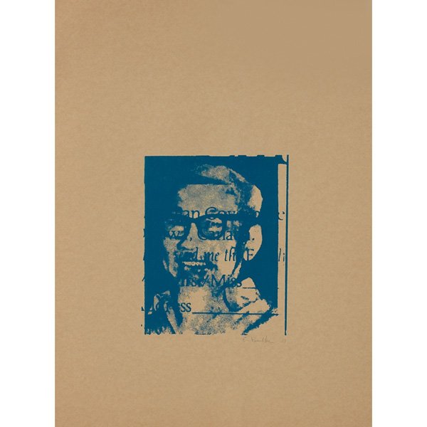 Ed Paschke (American, b. 1939) "Ho Chi Minh,": Ed Paschke (American, 1939-2004) "Ho Chi Minh," 1969, color lithograph, 9.75" x 7.5", signed and dated lower right, unframed