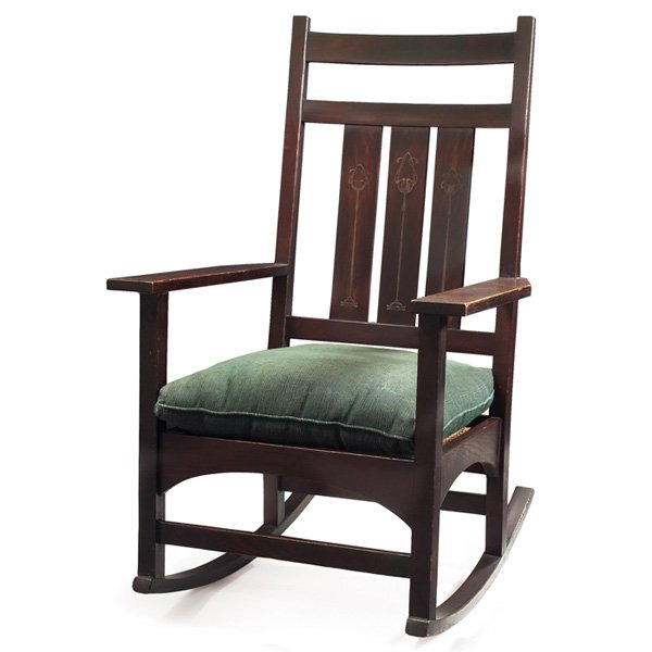 Gustav Stickley inlaid bookcase, designed by Harvey - Jun 01, 2014 ...