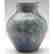 Pewabic vase blue green gray metallic glaze
