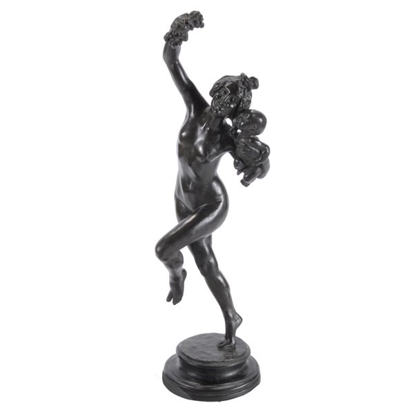 After Frederick William MacMonnies: After Frederick William MacMonnies (American, 1863-1937) "Bacchante," composite, 23.5"h